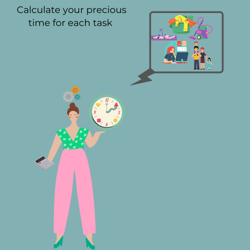 Calculate your precious time for each task and manage your time