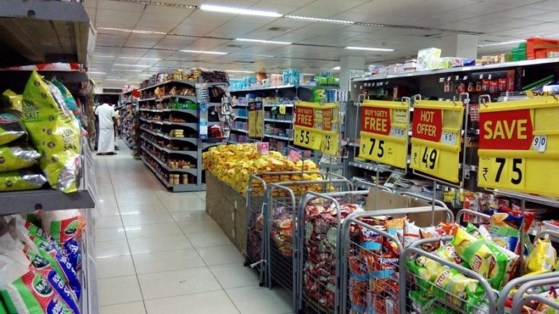 supermarket which have products with discounts and on sale