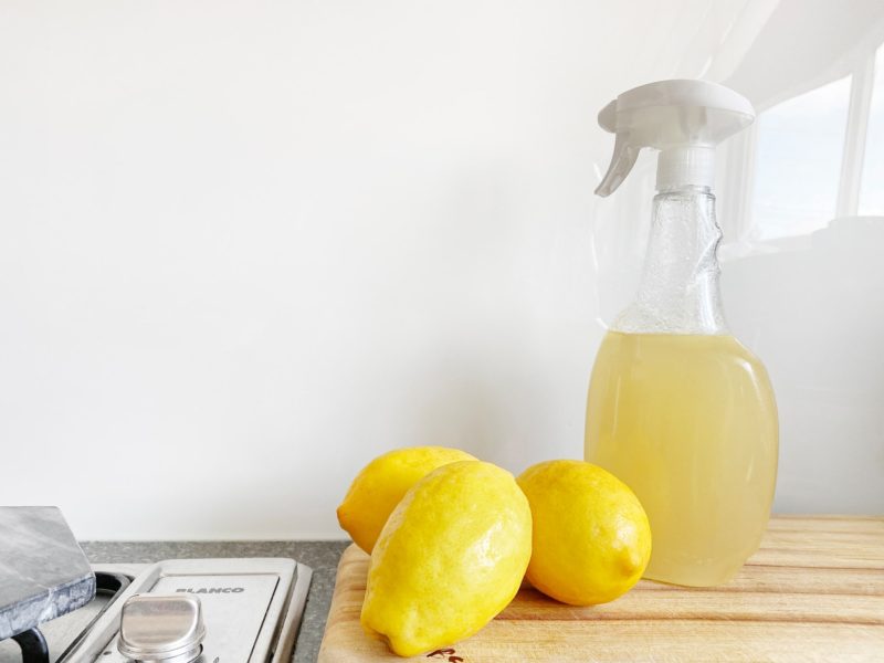 homemade multipurpose money saving lemon cleaner