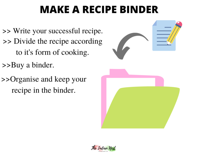 recipe binder for beginners
