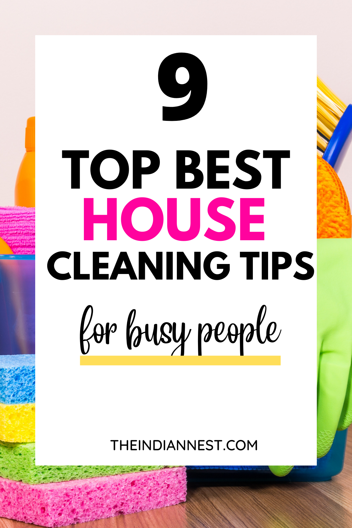 How to Keep Your Home Clean with a Busy Schedule. 