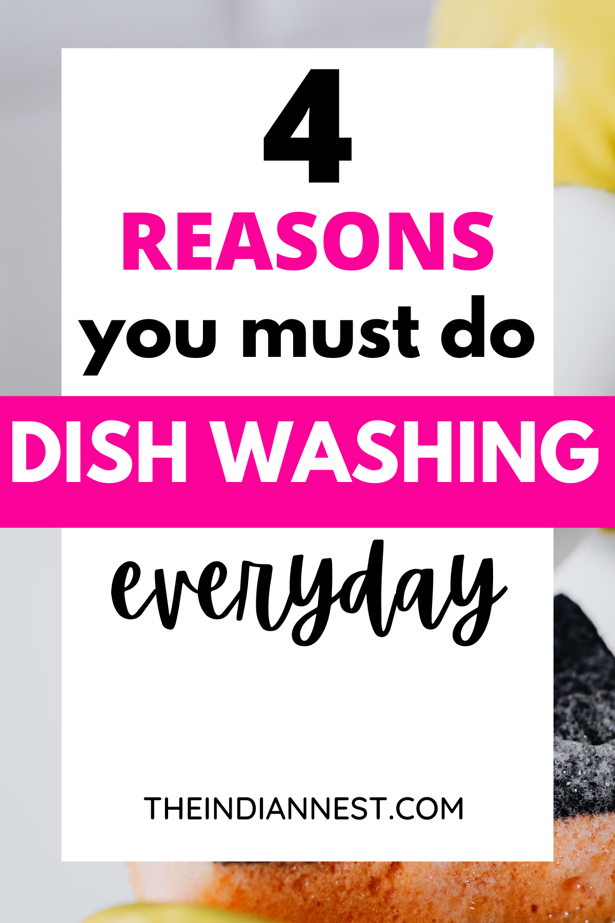 reasons why you should wash dishes