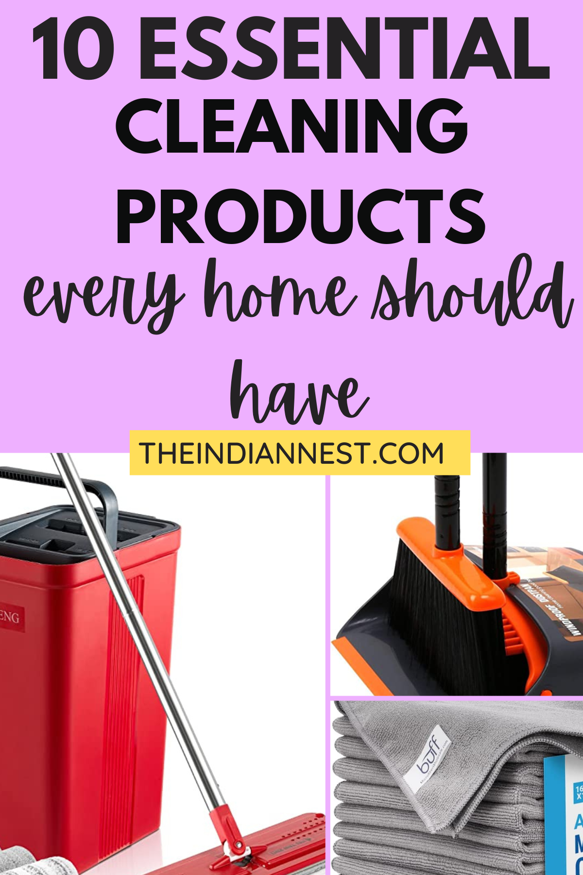 Essential Cleaning Products For Your Home