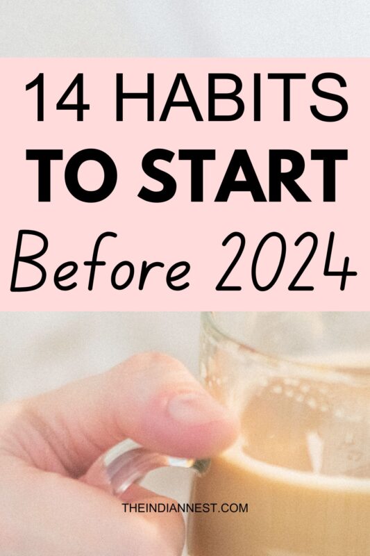 habits to start before new year