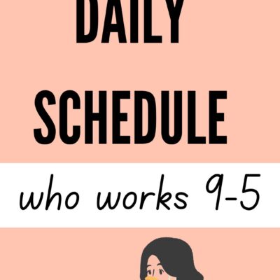 daily working mom routine