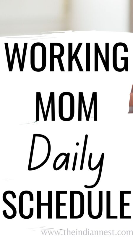 working mom daily schedule